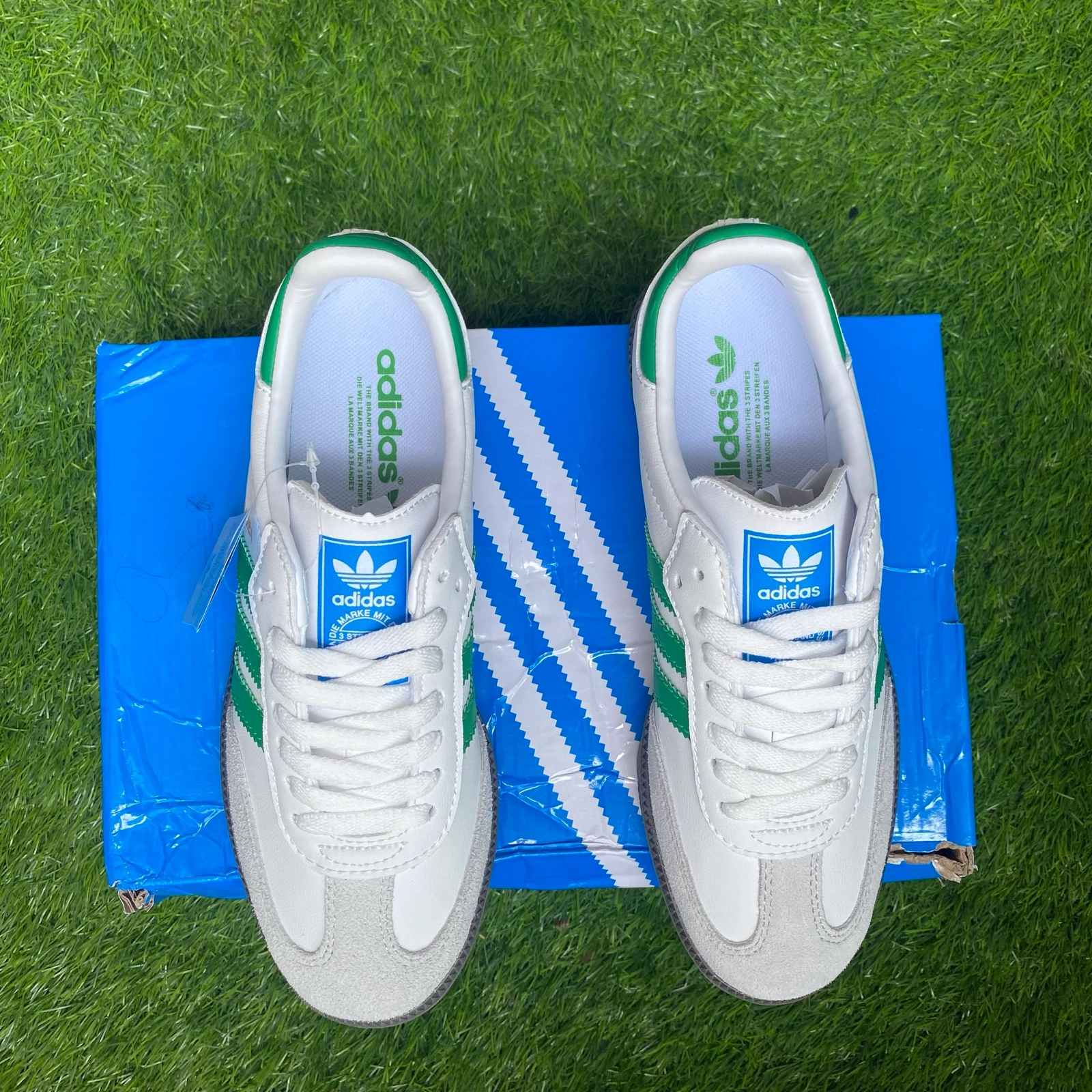 Adidas Samba OG White Green | Size 39 | New | With Box – photo 8